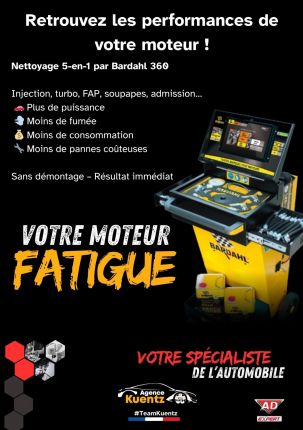 Nettoyage moteur 5-en-1 Bardahl 